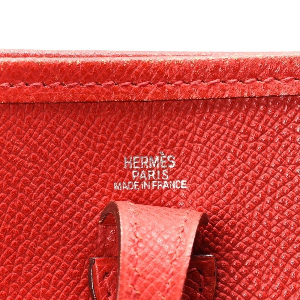 HERMES Epsom Evelyne TPM Vermillion - Picture 9 of 9